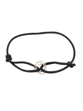 Cartier Bracelet Trinity Cord 22 cm 18k Pink Gold